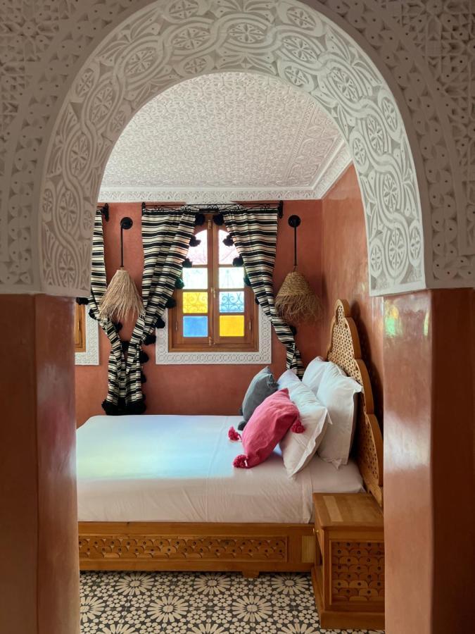Riad Mosaic Šafšawán Exteriér fotografie