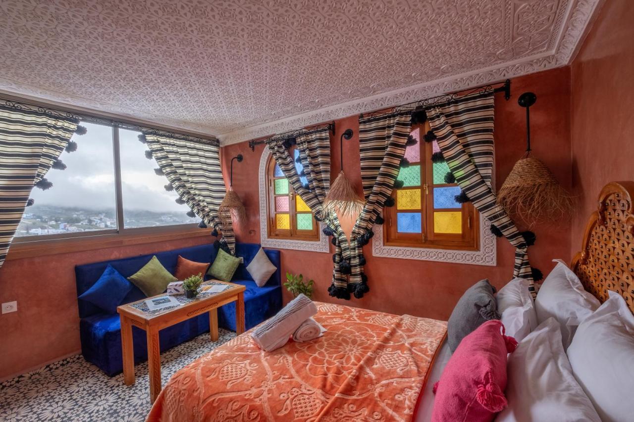 Riad Mosaic Šafšawán Exteriér fotografie