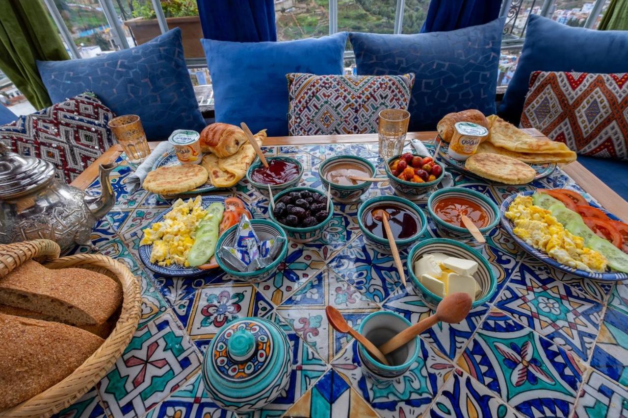 Riad Mosaic Šafšawán Exteriér fotografie