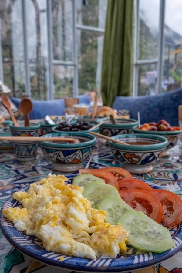 Riad Mosaic Šafšawán Exteriér fotografie